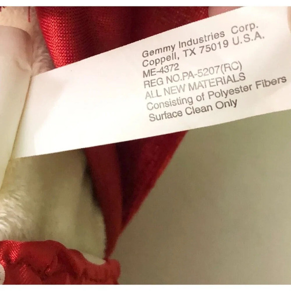 Gemmy Flirty Flasher Dog Animated Singing Im Too Sexy  Plush Valentine - Picture 9 of 17